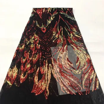 African Fabric high quality French Net Tulle Fabric Embroidery Lace Swiss Nigerian Fabric Sequins net lace wedding dress 5yards 
African Fabric high quality French Net Tulle Fabric Embroidery Lace Swiss Nigerian Fabric Sequins net lace wedding dress 5yards