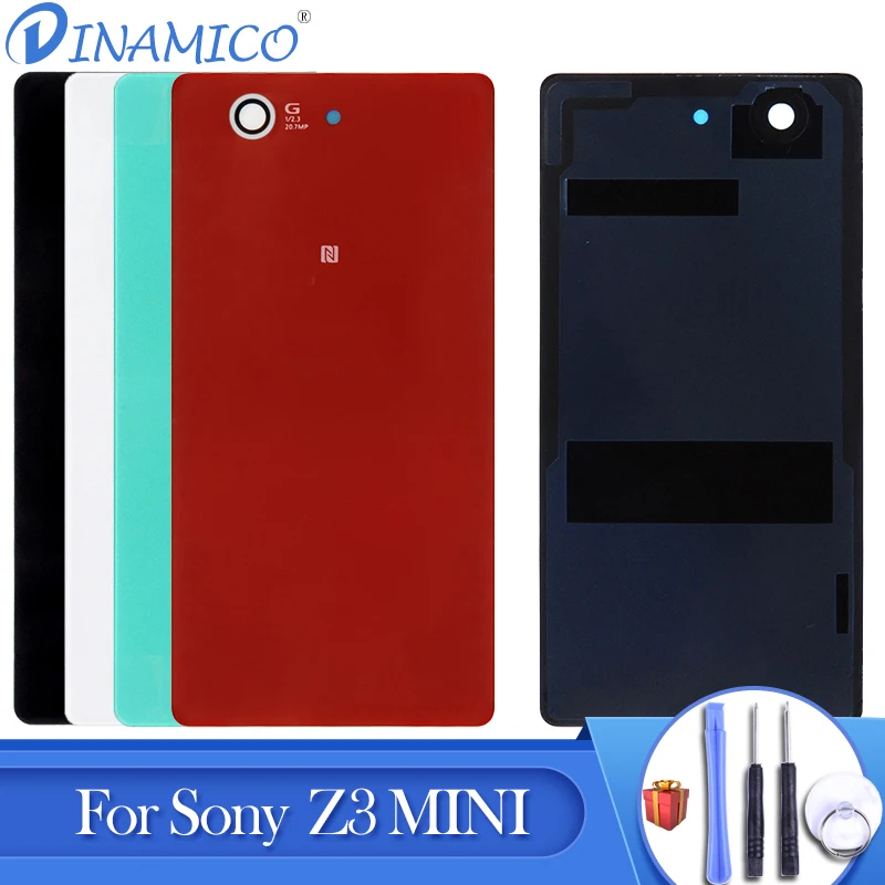 Dinamico Brand New For Sony Xperia Z3 Mini Housing Battery Glass Cover Z3 Compact D5803 D5833 Battery Door Back Cover 1Pcs+Tools
Dinamico Brand New For Sony Xperia Z3 Mini Housing Battery Glass Cover Z3 Compact D5803 D5833 Battery Door Back Cover 1Pcs+Tools