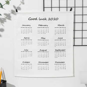 2020 New Year Living Room School Classroom English Good Luck Cafe Tablecloth Wall Hanging Restaurant Cloth Calendar Hotel DIY
2020 New Year Living Room School Classroom English Good Luck Cafe Tablecloth Wall Hanging Restaurant Cloth Calendar Hotel DIY