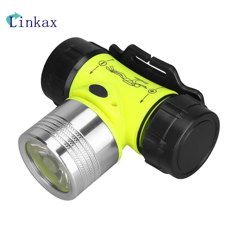 Waterproof diving swimming led Headlamp 4 mode underwater headlight fishing lamp Use Battery LED Flashlight
Waterproof diving swimming led Headlamp 4 mode underwater headlight fishing lamp Use Battery LED Flashlight