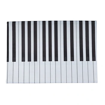 

Piano Keys Mat Notes Pattern Home Door Floor Mats Animal Stone Tree Waterproof Colored Beating Rugs Kitchen Home Decor Crafts 40