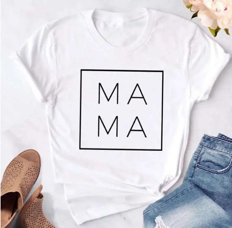MAMA Letter Print T Shirt Women Short Sleeve O Neck Loose Tshirt 2020 Summer Women Tee Shirt Tops Camisetas Mujer
MAMA Letter Print T Shirt Women Short Sleeve O Neck Loose Tshirt 2020 Summer Women Tee Shirt Tops Camisetas Mujer