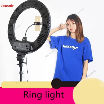 18 Inch Photo Studio lighting LED Ring Light with light stand for Portrait Makeup CD50 T07A
18 Inch Photo Studio lighting LED Ring Light with light stand for Portrait Makeup CD50 T07A