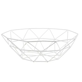 Metal Decorative Fruit Basket Stand Sturdy Iron Storage White Bowl Rack Display Organizer for Home Kitchen Office Cafe
Metal Decorative Fruit Basket Stand Sturdy Iron Storage White Bowl Rack Display Organizer for Home Kitchen Office Cafe