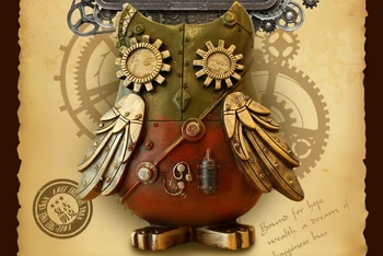 Resin piggy bank animal owl shape retro mechanical steampunk style money box home decoration accessories modern alcancia
Resin piggy bank animal owl shape retro mechanical steampunk style money box home decoration accessories modern alcancia
