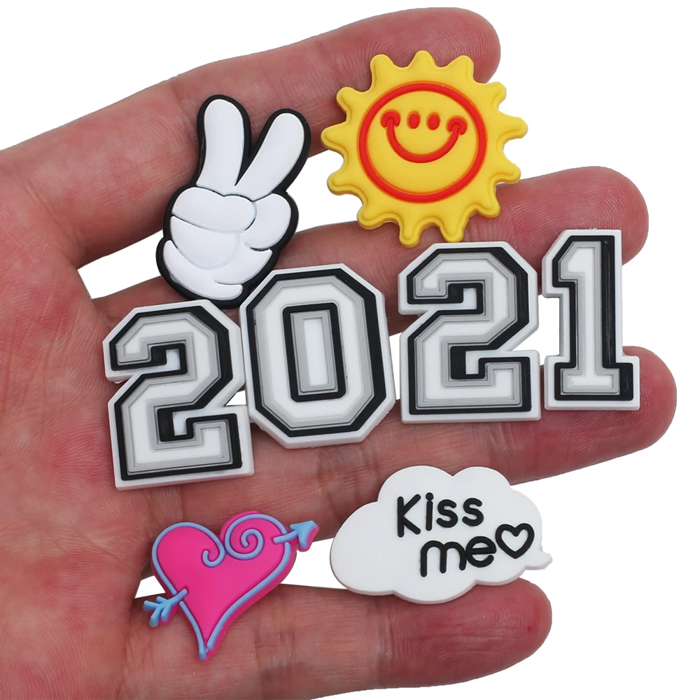 Original PVC Shoe Buckle Accessories Funny Digital/Heart Shaped/Feces Shoes Decoration Jibz for Croc Charms Bracelets Kids Gifts
Original PVC Shoe Buckle Accessories Funny Digital/Heart Shaped/Feces Shoes Decoration Jibz for Croc Charms Bracelets Kids Gifts