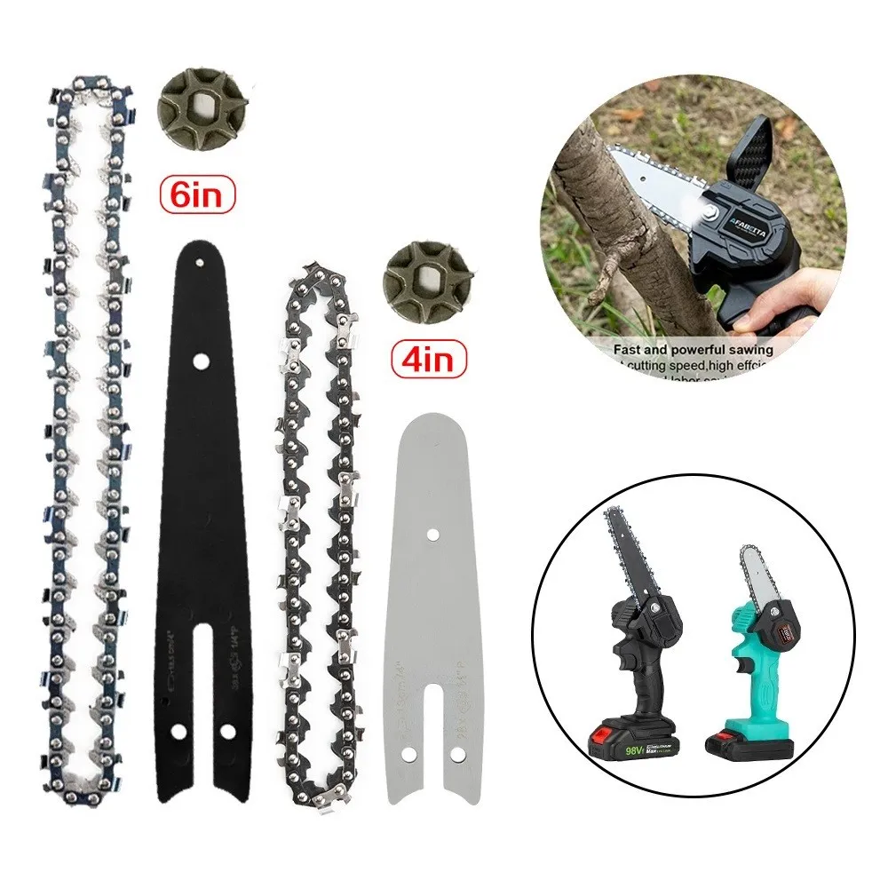 4/6Inch Chainsaw Guide Bar And Saw Chain Set Fits Electric Chain Saw Wood Cutter 65Mn High-speed Steel Chainsaw Saw Chain
4/6Inch Chainsaw Guide Bar And Saw Chain Set Fits Electric Chain Saw Wood Cutter 65Mn High-speed Steel Chainsaw Saw Chain