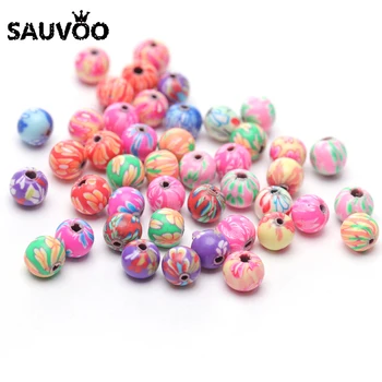 100pcs/lot 6mm Polymer Clay Flower Pattern Printing Mix Colors Beads Round Spacer Loose Beads for Making Jewelry Accessories
100pcs/lot 6mm Polymer Clay Flower Pattern Printing Mix Colors Beads Round Spacer Loose Beads for Making Jewelry Accessories