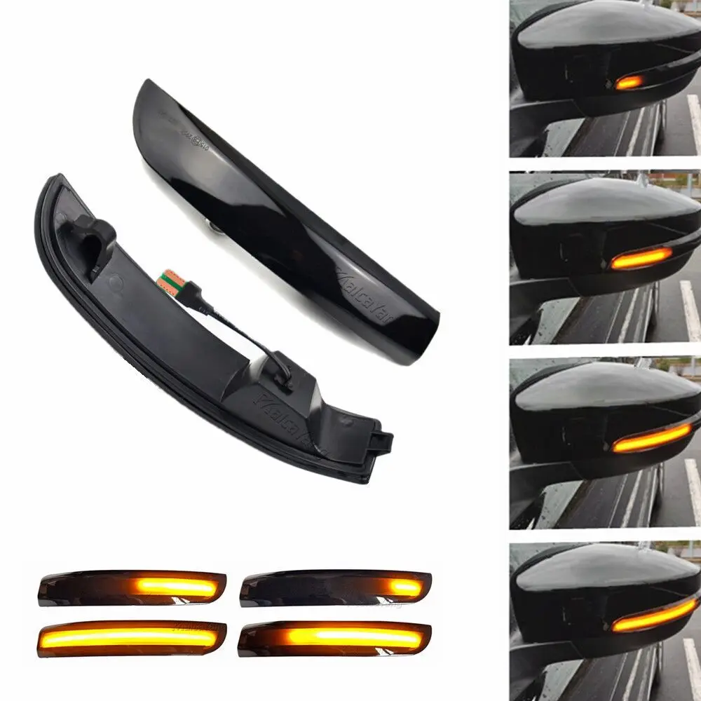 2pcs Dynamic Blinker Led Turn Signal Lights Smoked Flowing Rear View Mirror Lights Indicator For Ford Kuga Ecosport 2013-2018
2pcs Dynamic Blinker Led Turn Signal Lights Smoked Flowing Rear View Mirror Lights Indicator For Ford Kuga Ecosport 2013-2018