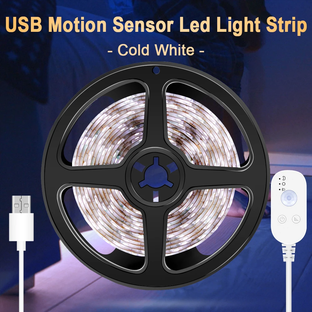 LED Motion Sensor LED Strip Light USB PIR LED Cabinet Light Tape Waterproof Wireless Strip Lamp 5V Wardrobe Closet Lamp SMD 2835
LED Motion Sensor LED Strip Light USB PIR LED Cabinet Light Tape Waterproof Wireless Strip Lamp 5V Wardrobe Closet Lamp SMD 2835