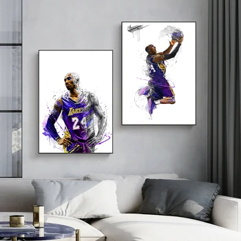 Abstract Kobe Posters Basketball Star Oil Paintings Print Canvas Sports Wall Art Home Decorative Pictures for Living Room Decor
Abstract Kobe Posters Basketball Star Oil Paintings Print Canvas Sports Wall Art Home Decorative Pictures for Living Room Decor