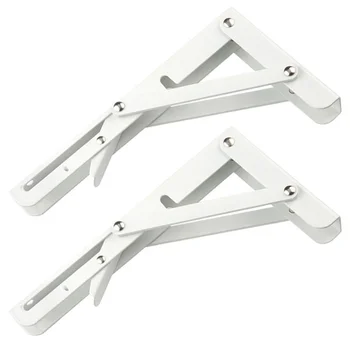 2PCS 8 inch Steel Triangle Wall Mounted Support Foldable Holder Durable Bearing Shelf Bracket (White)
2PCS 8 inch Steel Triangle Wall Mounted Support Foldable Holder Durable Bearing Shelf Bracket (White)