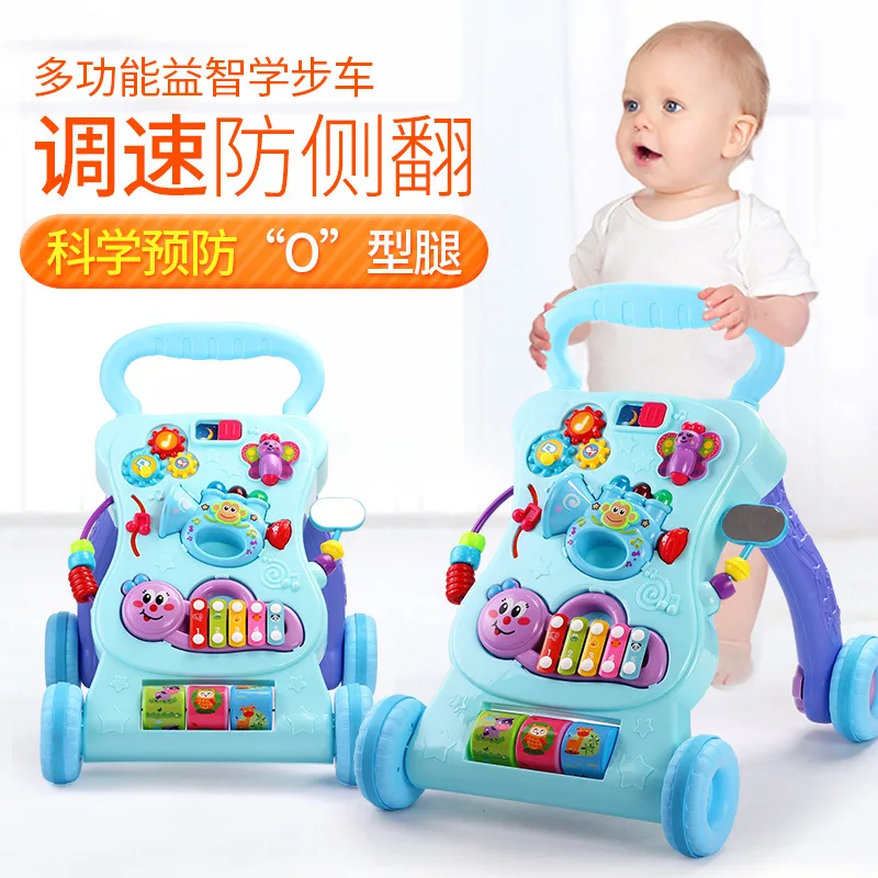 New Style Baby Stroller Baby Walker Toy Multi-functional with Music Anti-Flip Learn Standing Walk Baby Cart