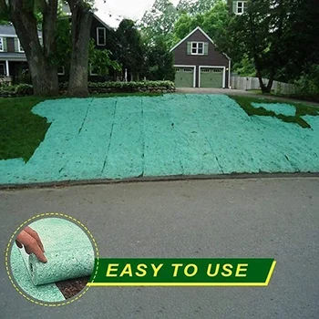 2 Pieces of Biodegradable Grass Seed Mats to Help Grow Grass Seed Mats Fast Fixing Rolls Suitable for Lawns
2 Pieces of Biodegradable Grass Seed Mats to Help Grow Grass Seed Mats Fast Fixing Rolls Suitable for Lawns