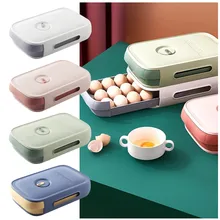 4 Colors Egg Storage Box Kitchen Storage Drawers Refrigerator Tray Eggs Holder Stackable Kitchen Supplies
4 Colors Egg Storage Box Kitchen Storage Drawers Refrigerator Tray Eggs Holder Stackable Kitchen Supplies