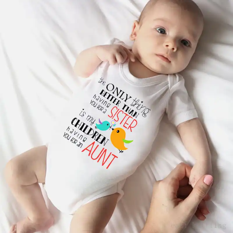 baby announcement romper