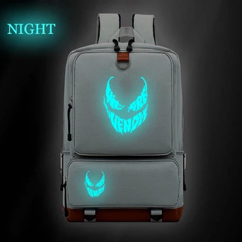 Venom Luminous Backpack Students Boys Girls Mens Women Bags Casual High Quality Travel Shoulder Rucksack Teens Notebook Knapsack
Venom Luminous Backpack Students Boys Girls Mens Women Bags Casual High Quality Travel Shoulder Rucksack Teens Notebook Knapsack