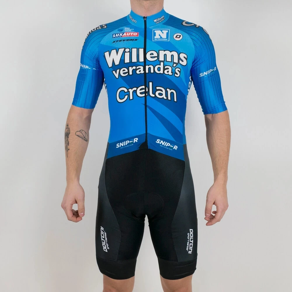 Willems Crelan 2020 pro team men cycling jersey triathlon clothing skinsuit conjunto ropa ciclismo hombre bike sports jumpsuit
Willems Crelan 2020 pro team men cycling jersey triathlon clothing skinsuit conjunto ropa ciclismo hombre bike sports jumpsuit