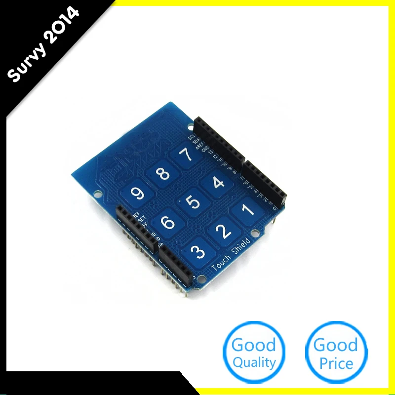 Touch Shield UNO R3 MEGA 2560 R3 Capacitive Touchpad 9 keypad 3x3 For Arduino UNO R3 diy electronics
Touch Shield UNO R3 MEGA 2560 R3 Capacitive Touchpad 9 keypad 3x3 For Arduino UNO R3 diy electronics