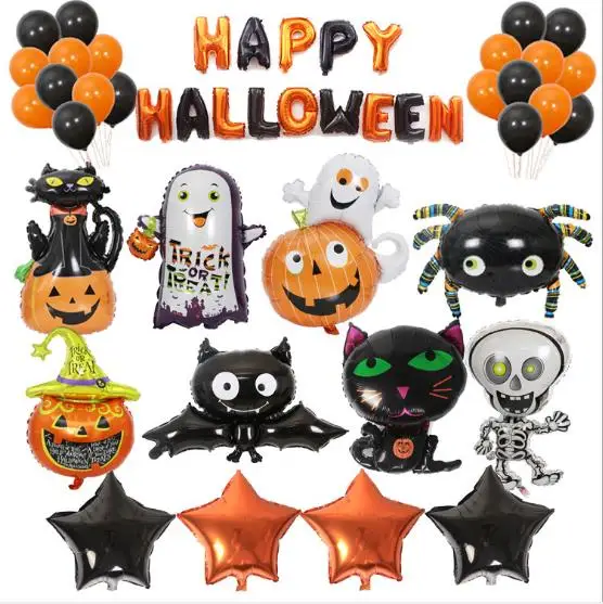 Halloween Bar Hanging Decoration Balloon package Horror Combination Balloon Celebration Party Spider Pumpkin Package Balloon
Halloween Bar Hanging Decoration Balloon package Horror Combination Balloon Celebration Party Spider Pumpkin Package Balloon