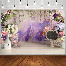 Avezano 1st Birthday Background Photography Purple Spring Pink Flowers Newborn Girl Portrait Decor Backdrop Photo Studio Props
Avezano 1st Birthday Background Photography Purple Spring Pink Flowers Newborn Girl Portrait Decor Backdrop Photo Studio Props
