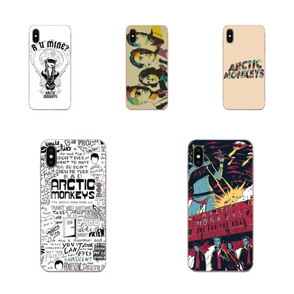 Психоделические Arctic Monkeys логотип коллаж для Galaxy Alpha Note 10 Pro A10 A20 A20E A30 A40 A50 A60 A70 A80 A90
