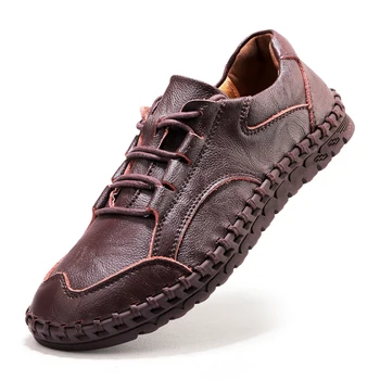 Men Leather Casual Shoes Men Luxury Brand Design Handmade Loafers Men Casual Shoes Genuine Leather Moccasin Boat Sneakers Oxford 
Men Leather Casual Shoes Men Luxury Brand Design Handmade Loafers Men Casual Shoes Genuine Leather Moccasin Boat Sneakers Oxford