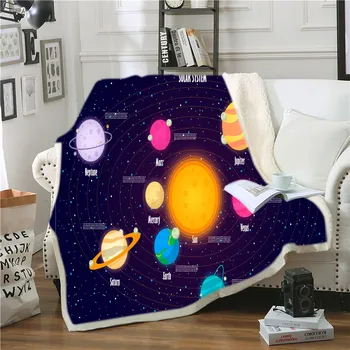 New Space Planet Lamb Bed Blanket Children Cartoon Planet Picture Double Heating Warm Bed Blanket
New Space Planet Lamb Bed Blanket Children Cartoon Planet Picture Double Heating Warm Bed Blanket