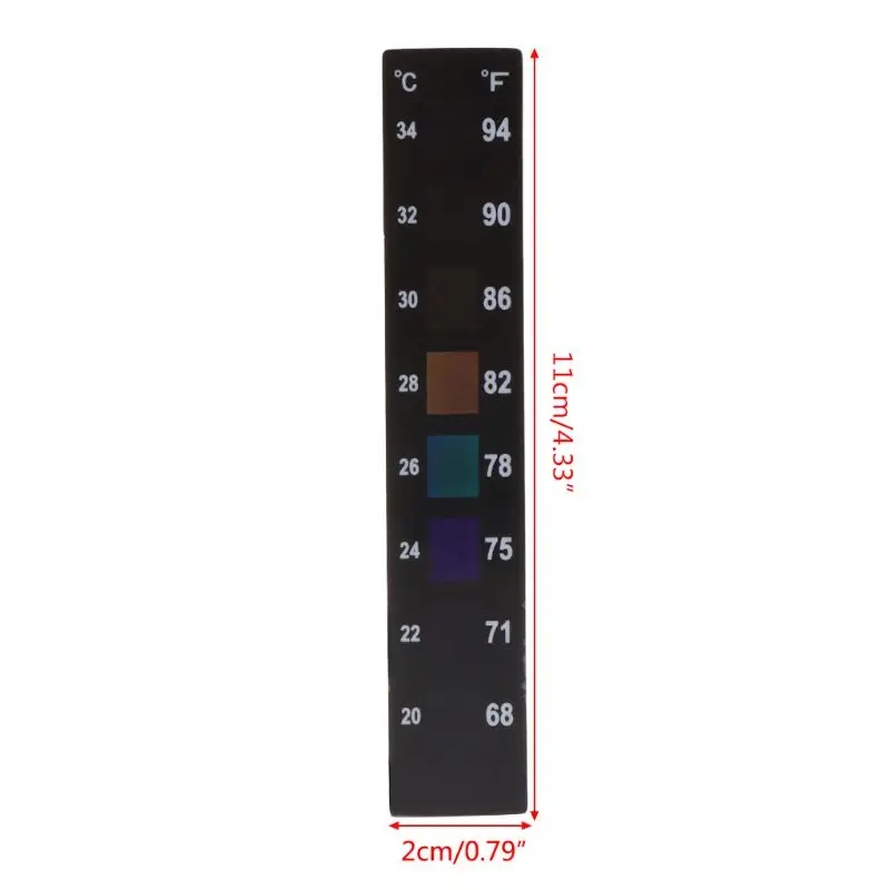 10Pcs/set Aquarium Thermometer Sticker Fish Tank Temperature Digital Scale Label Sticker 20-34 Degree
10Pcs/set Aquarium Thermometer Sticker Fish Tank Temperature Digital Scale Label Sticker 20-34 Degree