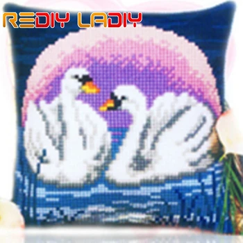 Cross Stitch Cushion Ducklings Daisies Make Your Own Pillow Chunky Cross Stitch Kit Pre-Printed Canvas Acrylic Yarn Pillow Case
Cross Stitch Cushion Ducklings Daisies Make Your Own Pillow Chunky Cross Stitch Kit Pre-Printed Canvas Acrylic Yarn Pillow Case