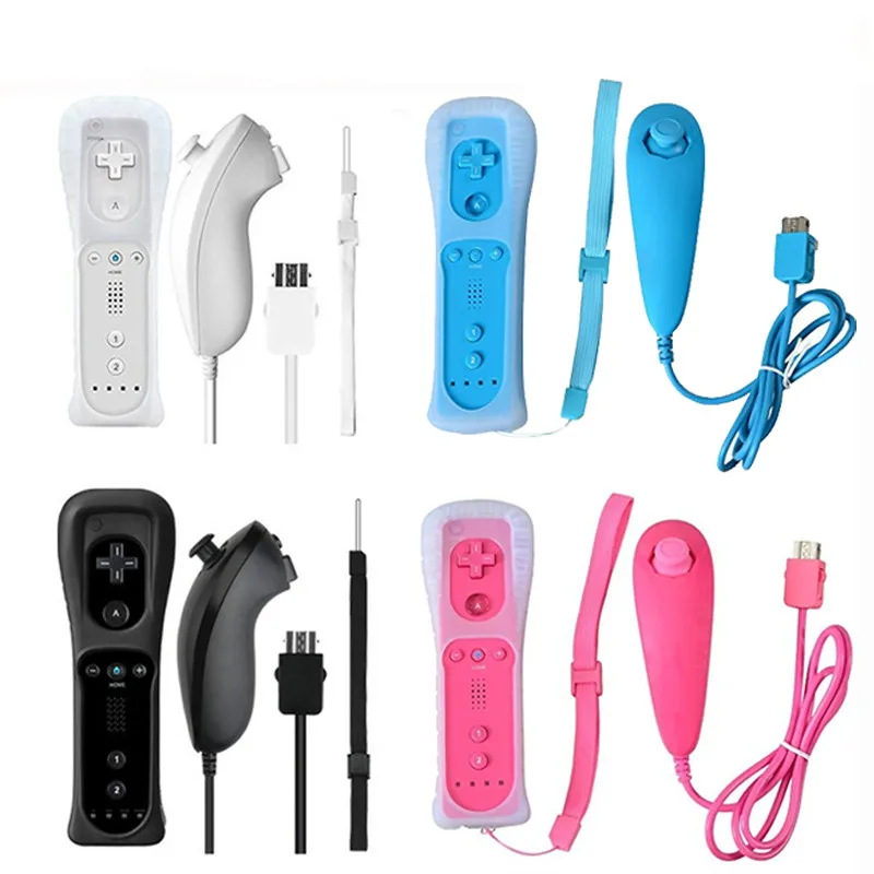 For Nintend Wii Wireless GamePad Remote Controle Without Motion Plus+Nunchuck Controller Joystick For Nintendo Wii Accessories
For Nintend Wii Wireless GamePad Remote Controle Without Motion Plus+Nunchuck Controller Joystick For Nintendo Wii Accessories