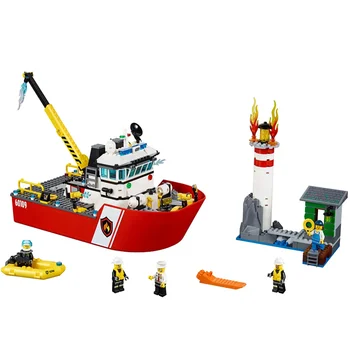 Fire Boat Compatible Logoe City Fire 60109 Building Blocks Bricks Model toys for Childrens kid gift 461Pcs
Fire Boat Compatible Logoe City Fire 60109 Building Blocks Bricks Model toys for Childrens kid gift 461Pcs