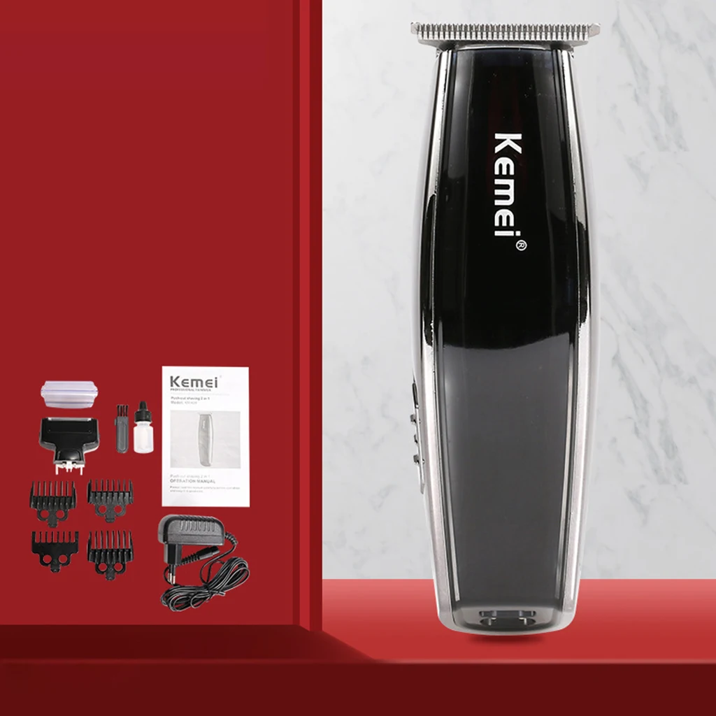 Kemei Mens Cordless Hair Clipper Smooth USB Rechargeable Razor Electric Beard Grooming Trimmer with 3/6/9/12mm Combs KM-624 Kemei Mens Cordless Hair Clipper Smooth USB Rechargeable Razor Electric Beard Grooming Trimmer with 3/6/9/12mm Combs KM-624