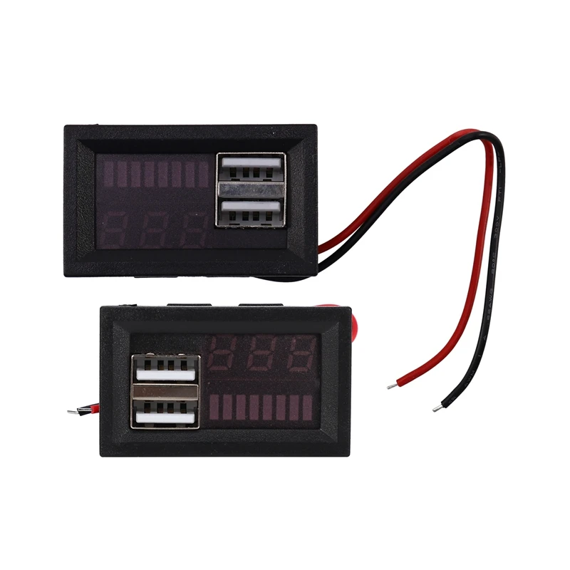 Red Led Digital Display Voltmeter Mini Voltage Meter Volt Tester Panel for Dc 12V Cars Motorcycles Vehicles Usb 5V2a Output Batt
Red Led Digital Display Voltmeter Mini Voltage Meter Volt Tester Panel for Dc 12V Cars Motorcycles Vehicles Usb 5V2a Output Batt