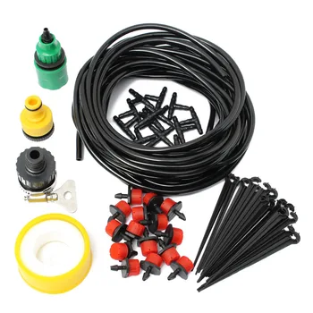 10m 32.8ft Micro Drop Irrigation System Atomization Self Watering Garden Hose Kits with Connector Micro Sprinkler Cooling Suite
10m 32.8ft Micro Drop Irrigation System Atomization Self Watering Garden Hose Kits with Connector Micro Sprinkler Cooling Suite