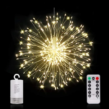 Festival Hanging Starburst String Lights 100-200 Leds DIY firework Copper Fairy Garland christmas lights outdoor decor lightings 
Festival Hanging Starburst String Lights 100-200 Leds DIY firework Copper Fairy Garland christmas lights outdoor decor lightings