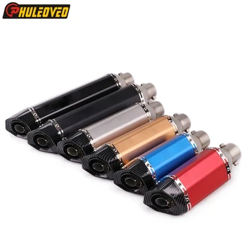 ID:51mm Universal Motorcycle Exhaust Muffler Silencer Pipe Carbon Face for R3 R15 BJ600 FZ6 Z750 GSX750 ZX6R Exhasut Escape Moto
ID:51mm Universal Motorcycle Exhaust Muffler Silencer Pipe Carbon Face for R3 R15 BJ600 FZ6 Z750 GSX750 ZX6R Exhasut Escape Moto