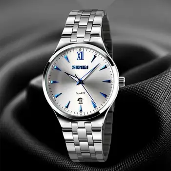 

Relogio Masculino Luxury Stainless Steel Analog Display Date Week 30m Waterproof Men's Quartz Watch Business Male Wristwatches