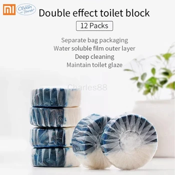 Xiaomi Mijia Clean-n-fresh Double-effect Toilet Block Deep Clean Independent Anionic Active Factor Water-soluble Film Packaging
Xiaomi Mijia Clean-n-fresh Double-effect Toilet Block Deep Clean Independent Anionic Active Factor Water-soluble Film Packaging