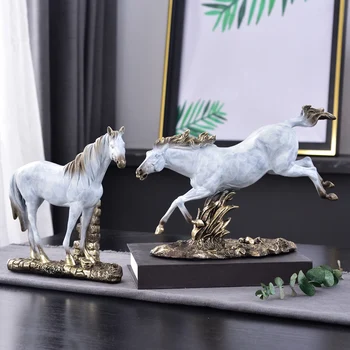 MODERN SIMPLE ART HORSE STATUES VINTAGE HORSE FIGURINE STEED ANIMAL RESIN CRAFTS HOME DECORATIONS OFFICE BAR ORNAMENTS R1389
MODERN SIMPLE ART HORSE STATUES VINTAGE HORSE FIGURINE STEED ANIMAL RESIN CRAFTS HOME DECORATIONS OFFICE BAR ORNAMENTS R1389