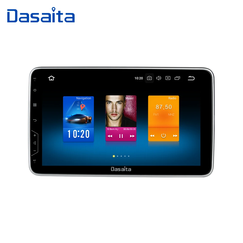 Dasaita Universal 2 Din Radio Android 9.0 GPS Navigation 10.2" IPS Multi Touch Screen 1080P Video Car Stereo Multimedia System
Dasaita Universal 2 Din Radio Android 9.0 GPS Navigation 10.2" IPS Multi Touch Screen 1080P Video Car Stereo Multimedia System