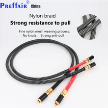 Preffair High Quality Siltec SQ88 G5 RCA To RCA Cable Interconnect Cable Audio Signal Line with 24k Gold Plated RCA Plug HiFi
Preffair High Quality Siltec SQ88 G5 RCA To RCA Cable Interconnect Cable Audio Signal Line with 24k Gold Plated RCA Plug HiFi