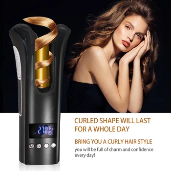 Automatic Hair Curling Iron Rotating Curler with Ceramic Heating Tourmaline Professional Styling Tool Wave Curl Iron Anti-perm
Automatic Hair Curling Iron Rotating Curler with Ceramic Heating Tourmaline Professional Styling Tool Wave Curl Iron Anti-perm
