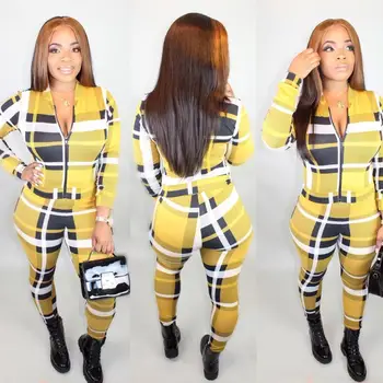 Women's Casual Plaid Printed 2 Piece Set
Women's Casual Plaid Printed 2 Piece Set
