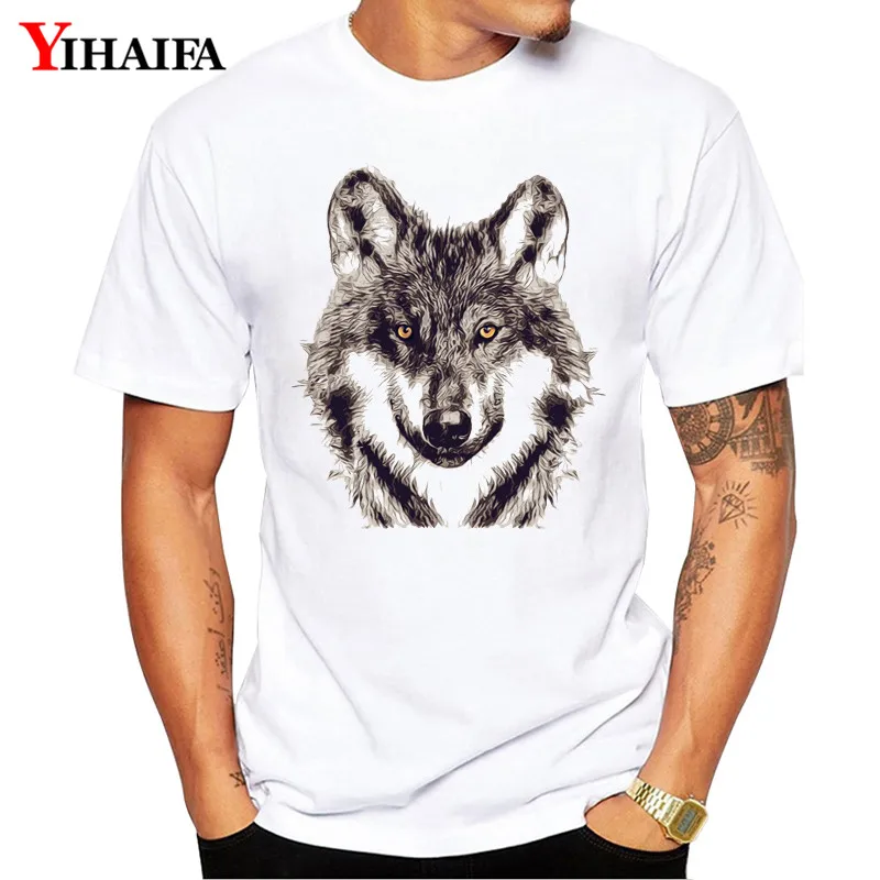 T Shirt Mens Fashion Wolf Print Tees White Tops suit gym Printed Men Unisex Summer Tee Shirts Crew Neck hip hop Top
T Shirt Mens Fashion Wolf Print Tees White Tops suit gym Printed Men Unisex Summer Tee Shirts Crew Neck hip hop Top