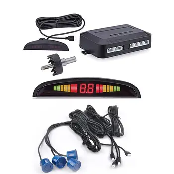 Car Led Parking Sensor Parktronic Display 4Sensors Reverse Backup Monitor System E7CA
Car Led Parking Sensor Parktronic Display 4Sensors Reverse Backup Monitor System E7CA