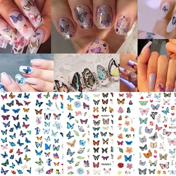 3D Butterfly Nail Art Stickers Decals Decoration Mix Colourful Patterns Adhesive Sliders Nail Transfer Decals Foils Wraps EY 
3D Butterfly Nail Art Stickers Decals Decoration Mix Colourful Patterns Adhesive Sliders Nail Transfer Decals Foils Wraps EY