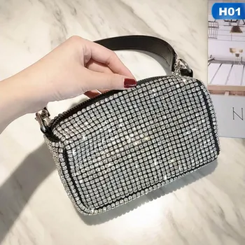 1 PC Full Rhinestone Clutches Bag Women Men Top-handle Handbag Evening Bag Crossbody Messenger Clutches Dropship New Arrival 
1 PC Full Rhinestone Clutches Bag Women Men Top-handle Handbag Evening Bag Crossbody Messenger Clutches Dropship New Arrival
