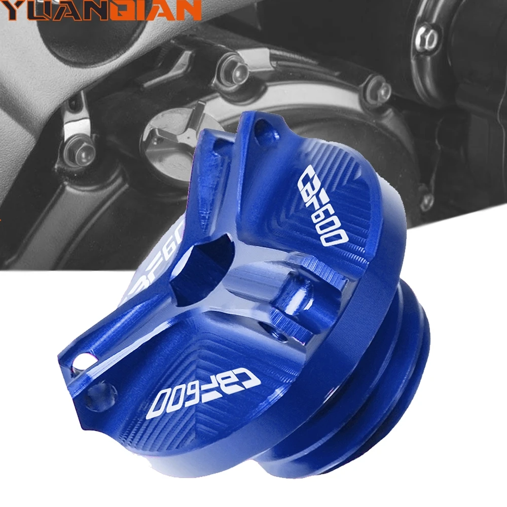 For Honda CBF600/SA CBF 600 SA 2006-2013 M20*2.5 Motorcycle Racing CNC Engine Oil Filler Drain Sump Plug Cover Screw Tank Cap | Автомобили
