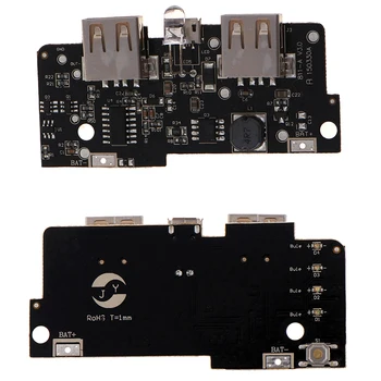 New 5V 2A Power Bank Charger Module Step Up Boost Power Supply Charging PCB Circuit Board DIY Dual USB Output LED
New 5V 2A Power Bank Charger Module Step Up Boost Power Supply Charging PCB Circuit Board DIY Dual USB Output LED